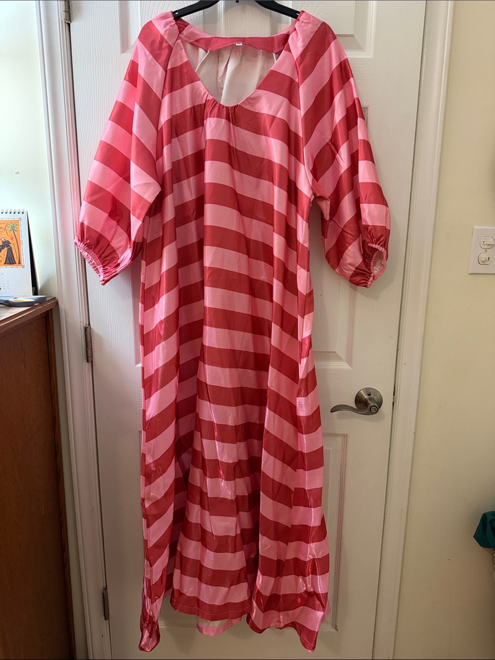 Amazon striped maxi dress sz XXL